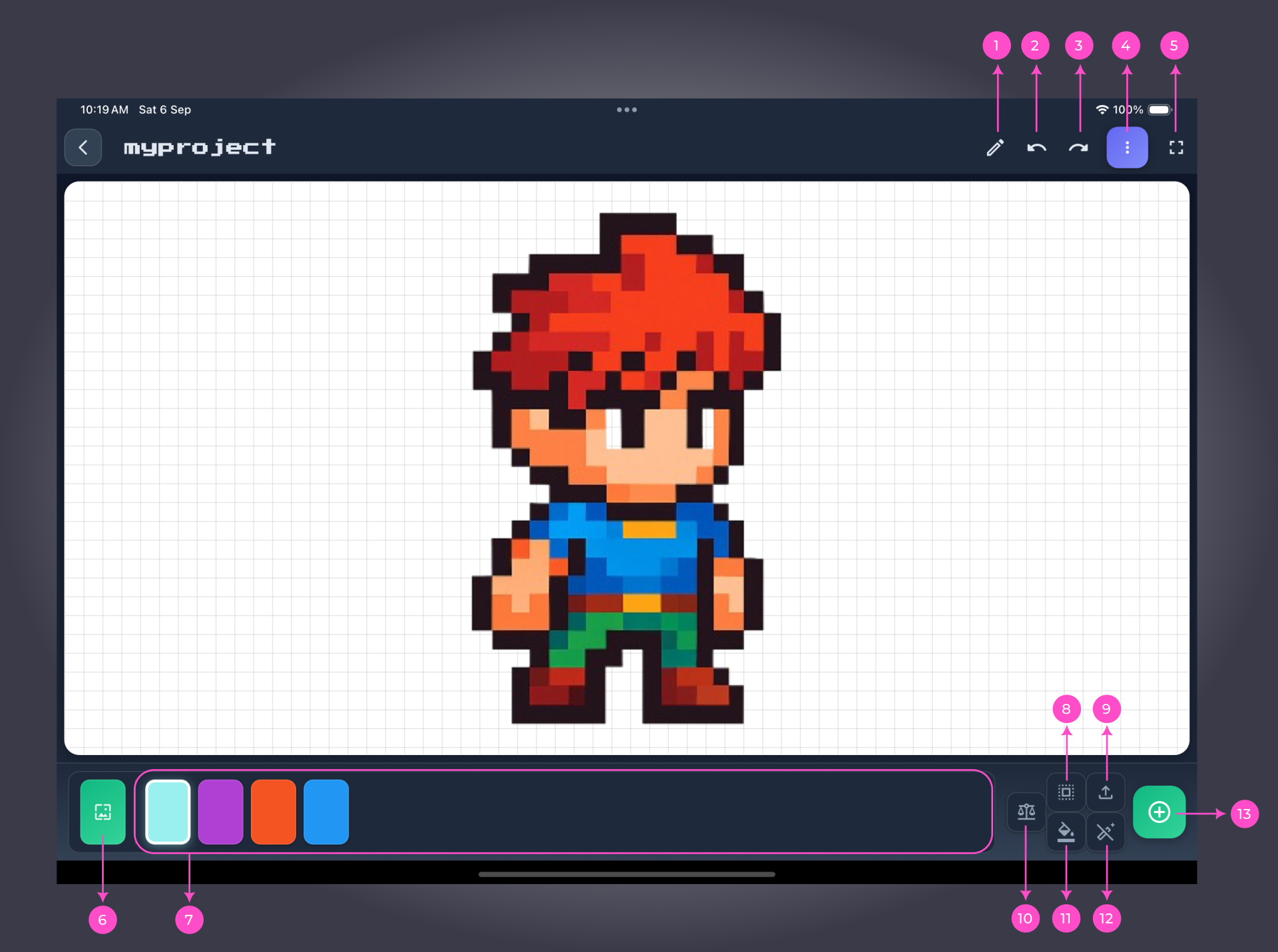 Editor screenshot